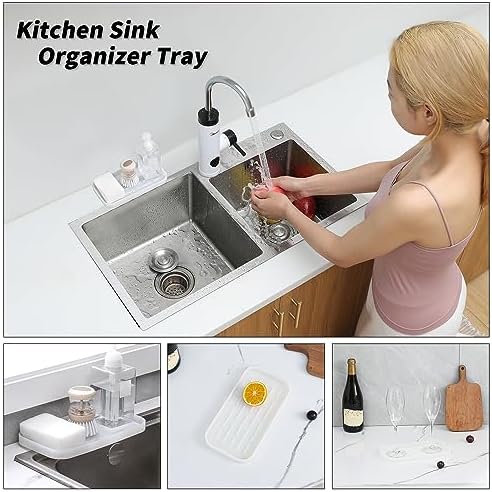 MicoYang Silicone Kitchen Sink Organizer Tray - Image 3