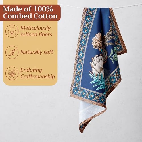 Maison d' Hermine Kitchen Towels Set of 3 100% Combed Cotton 27.50"x20" - Image 4