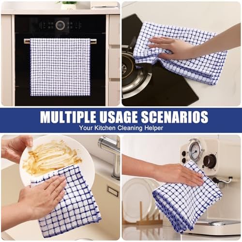 Mordimy Premium Cotton Kitchen Towels 16"x 25", 12 Pack - Image 5