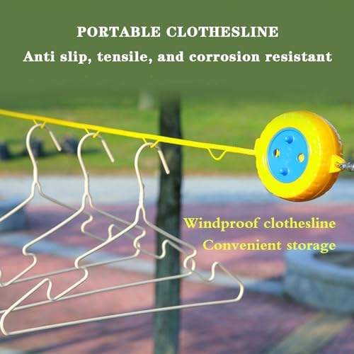 Portable Clothesline Indoors Outdoors Windproof and Slip-Resistant - Image 3