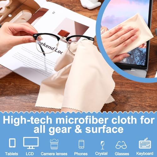 Frienda 12 Pack Large Glass Cleaning Cloth - Image 4