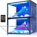 Oltraman LED Smart Shoe Boxes Display Case, Stackable Storage Organizers by Oltraman