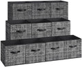 SONGMICS Storage Cubes, 13-Inch Foldable Closet Organizers by Unknown