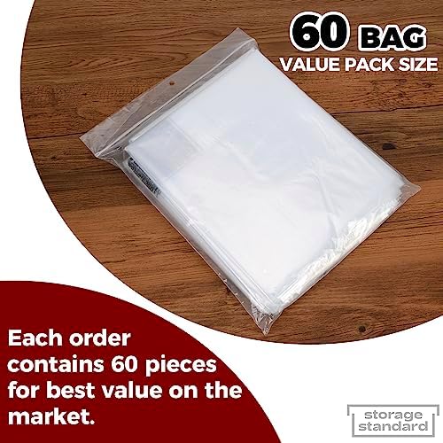 60-Pack Extra Long Dry Cleaning Bags - Image 6