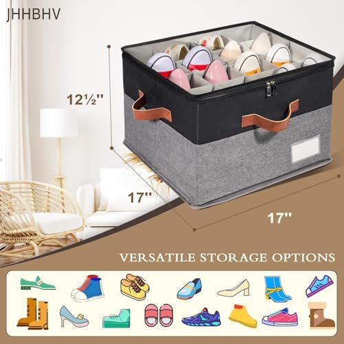 2 Pack Shoe Organizer for Closet - Image 6