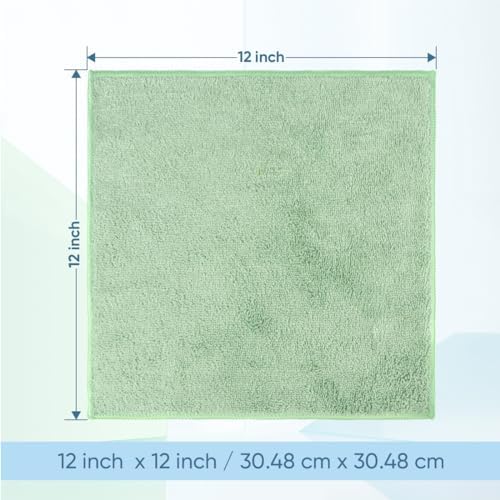HOMEXCEL Washcloths 50PK, Ultra Soft&Highly Absorbent Face Towels, 12X12 in - Image 5
