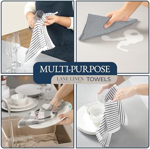 LANE LINEN Kitchen Towels Set 20 Pack - Image 4