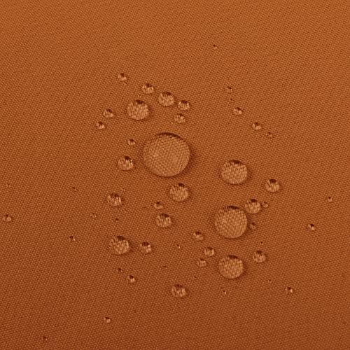 ALYVIA SPRING Extra Long Fabric Shower Curtain or Liner Burnt Orange - Image 5