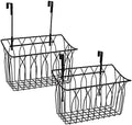 TOPZEA 2 Pack Grid Storage Baskets by TOPZEA