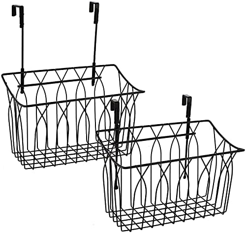 TOPZEA 2 Pack Grid Storage Baskets by TOPZEA