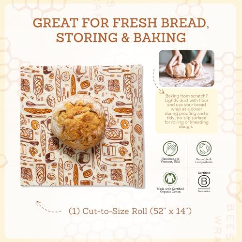 Bee's Wrap Beeswax Wrap Roll, 14 x 52 in - Image 4