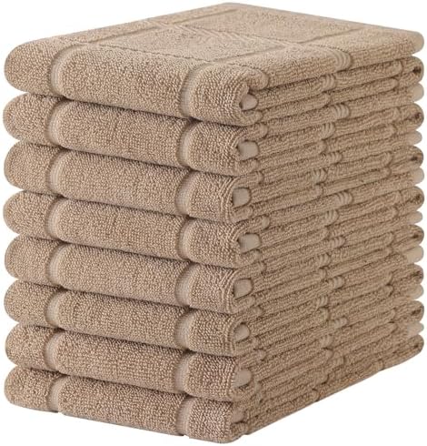 Homaxy 100% Cotton Kitchen Towels 18"x28", 8 Pack Dish Towels by Homaxy