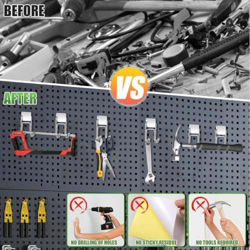 MIKEDE Magnetic Hooks Heavy Duty 100lbs Strong Magnet - Image 6