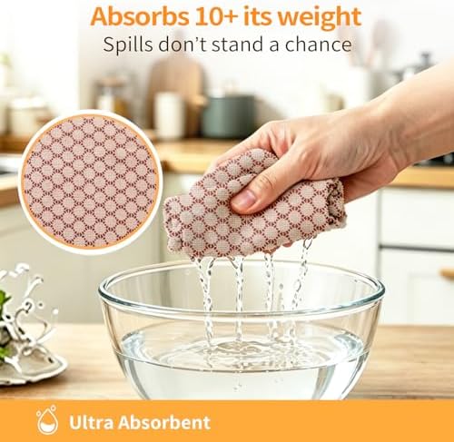 Viraelive Microfiber Cleaning Cloth Roll, 50 Pack - Image 4