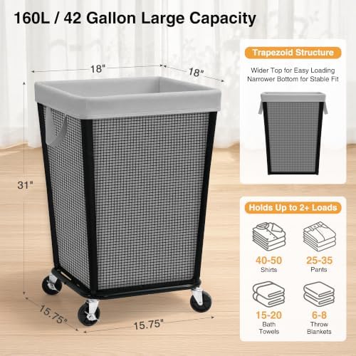 STO STO 160L Rolling Laundry Hamper - Image 6