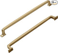 Khtume 6-Pack 10 Inch Cabinet Handles - Champagne Bronze and Warm Brass cabinet pulls for kitchen cabinets and cupboards