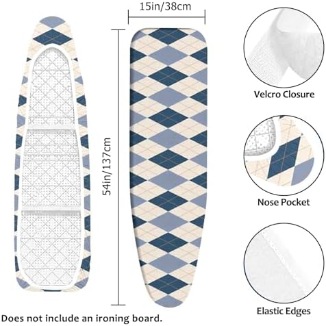 Padded Ironing Board Cover, 15 * 54 in Standard Size Ironing Board Covers - Image 2