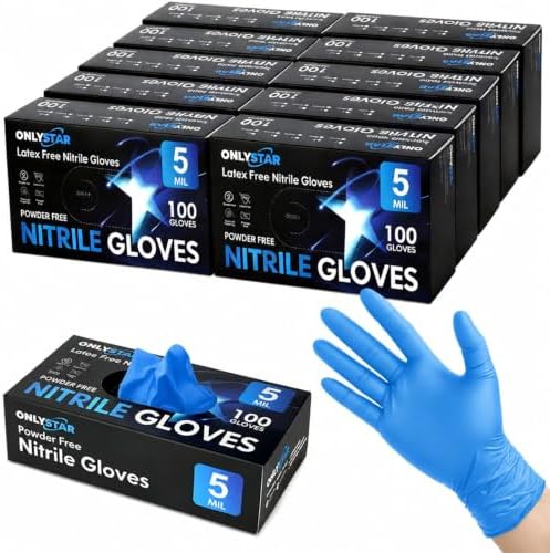Food Grade Nitrile Gloves Small, 5 Mil by ONLYSTAR
