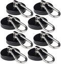 WELLZEER Magnetic Hooks 170lbs Heavy Duty Black Magnet Hooks by WELLZEER