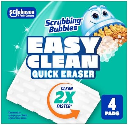 Scrubbing Bubbles Easy Clean Quick Eraser, Glass Doors & More by Unknown