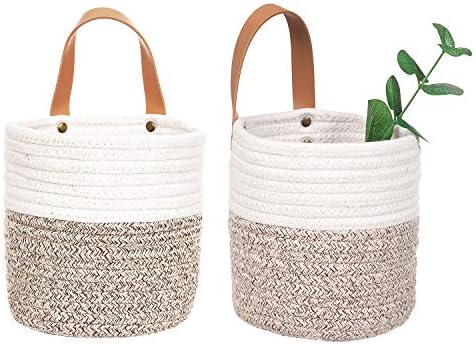 2 pcs Small Wall Hanging Basket, wall decor organizer by RUIZHIXUAN
