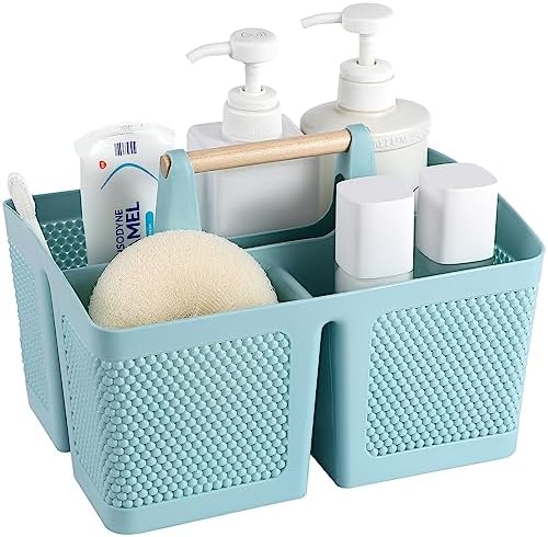rejomiik Plastic Shower Caddy, Portable Shower Basket by rejomiik