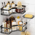 MAXIFFE 3 Pack Corner Shower Caddy by MAXIFFE