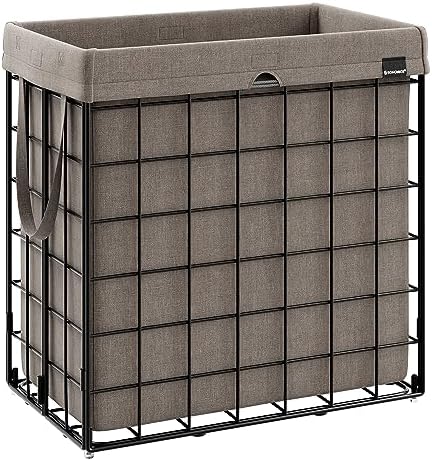 SONGMICS Laundry Hamper, Collapsible, 29 Gal. by Unknown