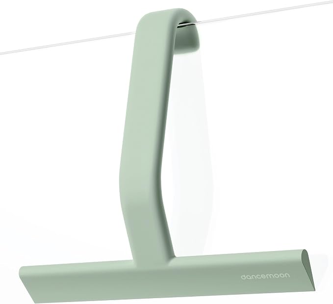 JustHang Shower Squeegee with Built-in Hook, All-One-Piece Soft-Touch Silicone by dancemoon