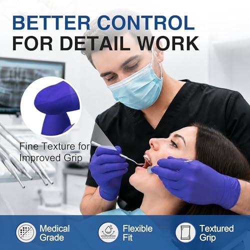 Schneider Medical Nitrile Exam Gloves, Powder & Latex Free - Image 5