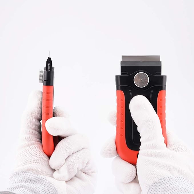 Razor Blade Scraper Tool, Glass Stovetop Paint Scraper | 10PCS Stainless Steel - Image 6