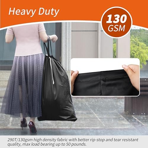 Polecasa 2 Pack Extra Heavy-Duty Laundry Bag - Image 2