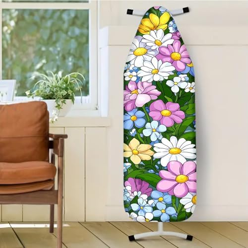 Nuxovilar Mixed Flowers Ironing Board Cover 15x54 Polyester - Image 2
