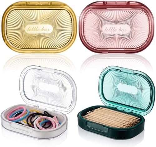 Kigley 4 Pcs Travel Swab Container by Kigley