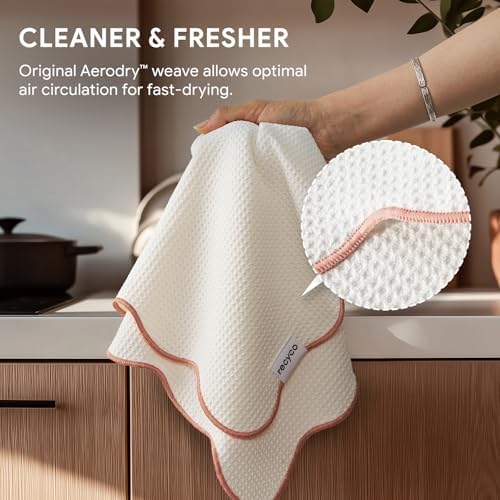 RECYCO Waffle Kitchen Towel Set of 2 - Image 4