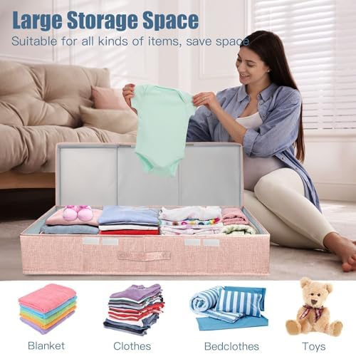 Supowin 2Pack Large Underbed Storage Containers Bin - Image 5