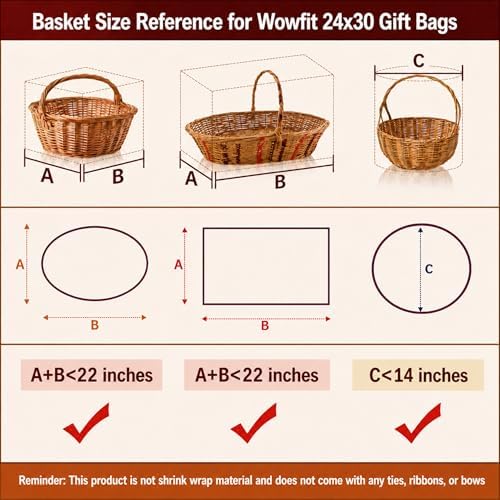 Wowfit 24x30 Large Cellophane Bags - Image 4