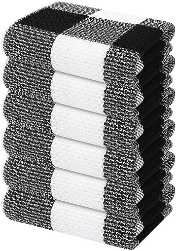 Mordimy Cotton Waffle Weave Kitchen Towels, 6 Pack by Mordimy