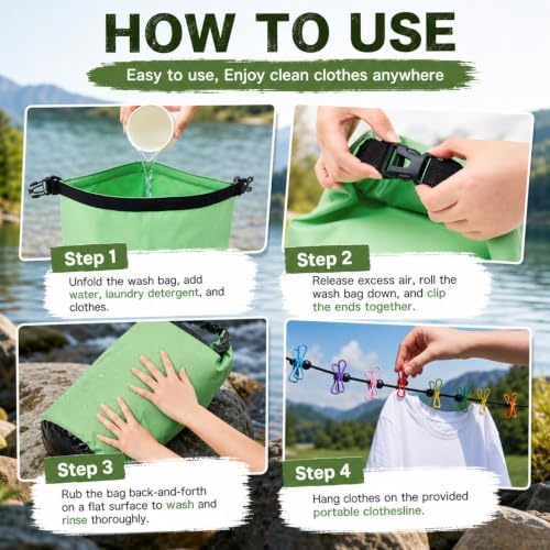 Shinylin Portable Hand Wash Bag - Image 4