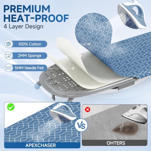 APEXCHASER Small Ironing Board, Iron Board - Image 5