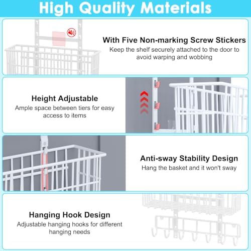 Hongtamoya Over The Door Organizer, Hanging Door Organizer - Image 4