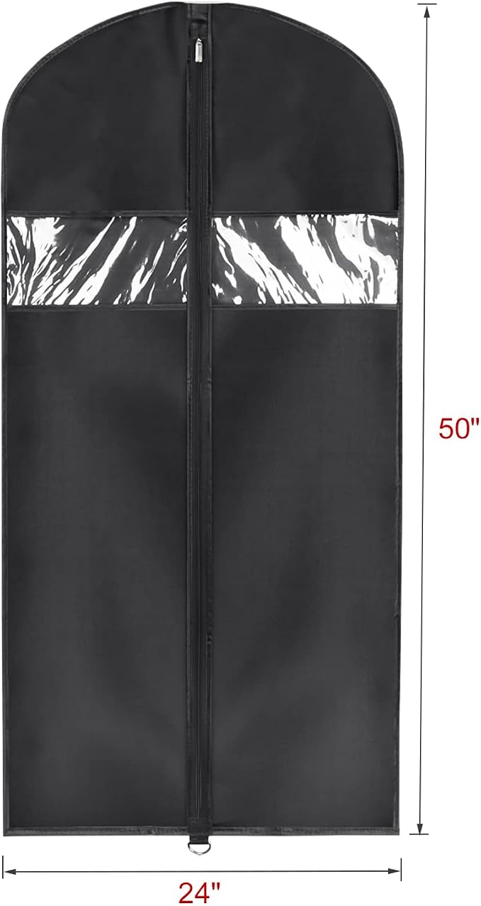 Univivi Garment Bag Suit Bag for Storage and Travel, 50 Inch, Oxford Fabrics - Image 2