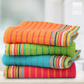 THREAD SPREAD Kitchen Dish Towels, 100% Cotton Salsa Towels, Highly Absorbent by THREADSPREAD