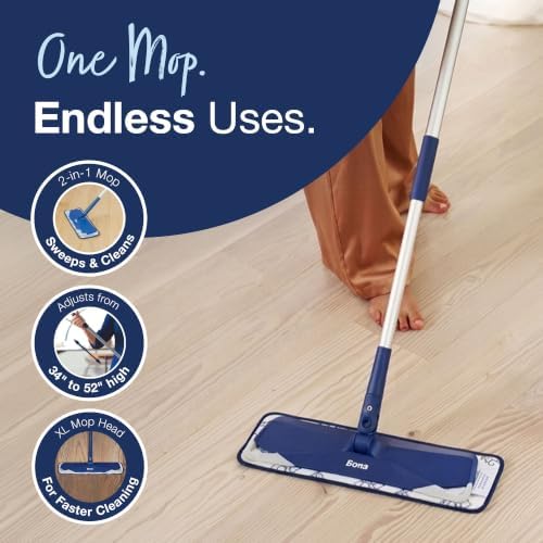 Bona Premium Sweep & Clean Mop for Multi-Surface floors - Image 4