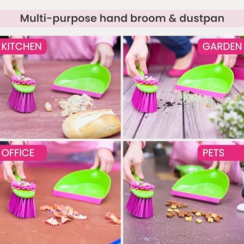 Vigar Flower Power Dust Pan and Brush Set - Image 6