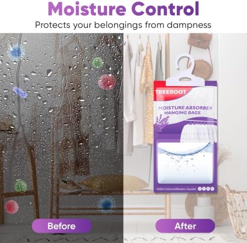 24 Moisture Absorbers for Closet, Dehumidifier Bags, 6.4oz Humidity Absorber - Image 2