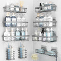 Liuoud 10 Pack Shower Caddy for Inside Shower by Liuoud