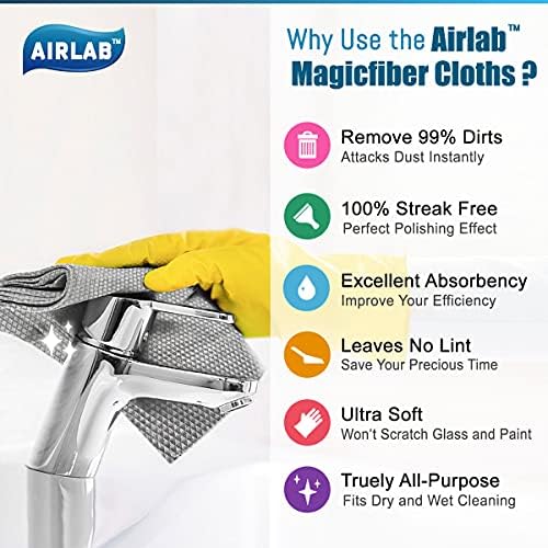 Airlab Glass Polishing Streak Free Miracle Cleaning Cloth - Image 6