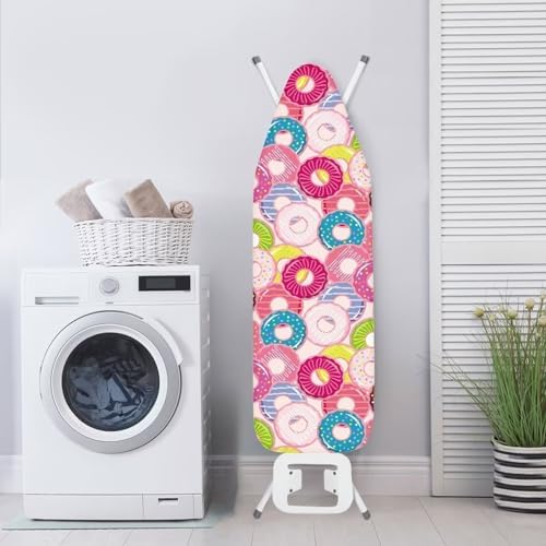 Flashideas Colorful Donuts Ironing Board Cover and Pad- 52" x 13" Iron Board - Image 4