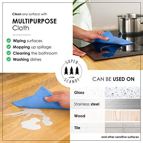 SUPERSCANDI 10 Pack Swedish Dishcloths - Image 2